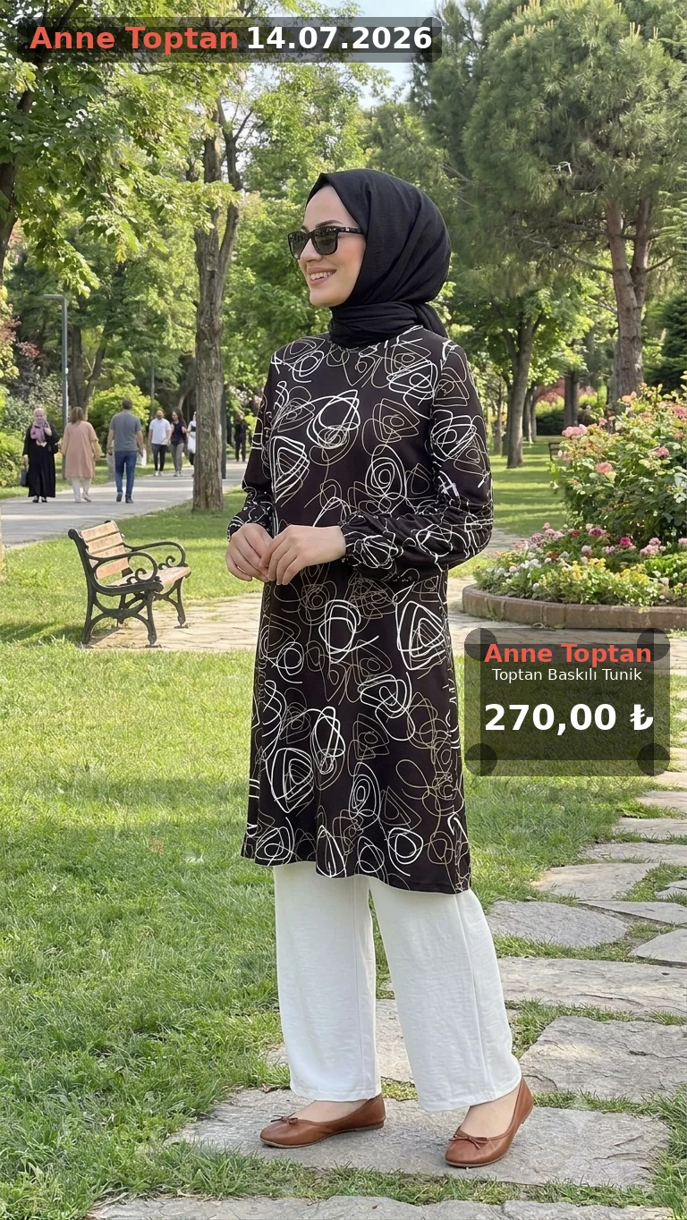 Toptan Baskılı Tunik — görsel 3